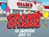 Jackson, MI Opens 7/31